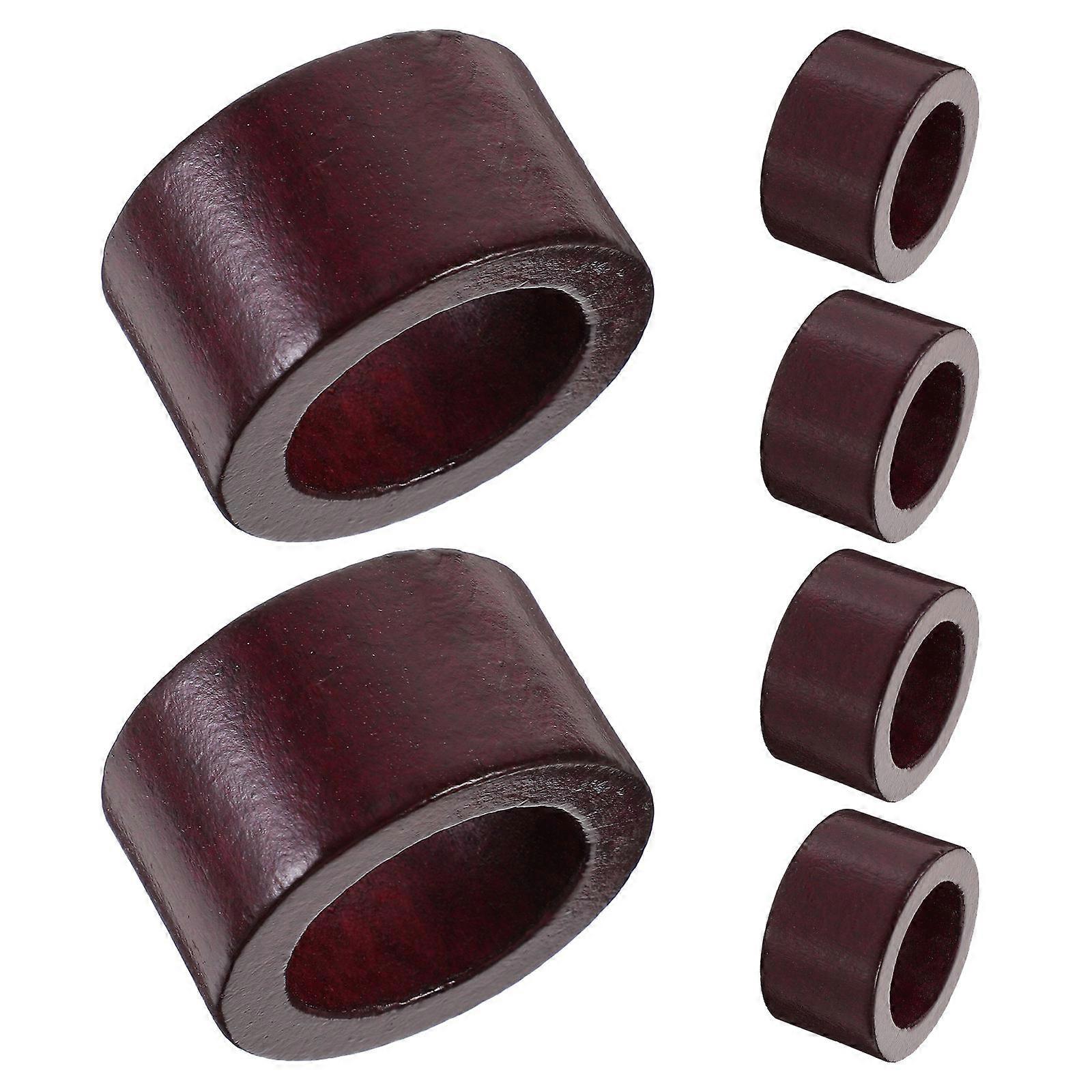 Pastoral Napkin Buckle Wooden Napkin Ring for Party Use 24Pcs Set