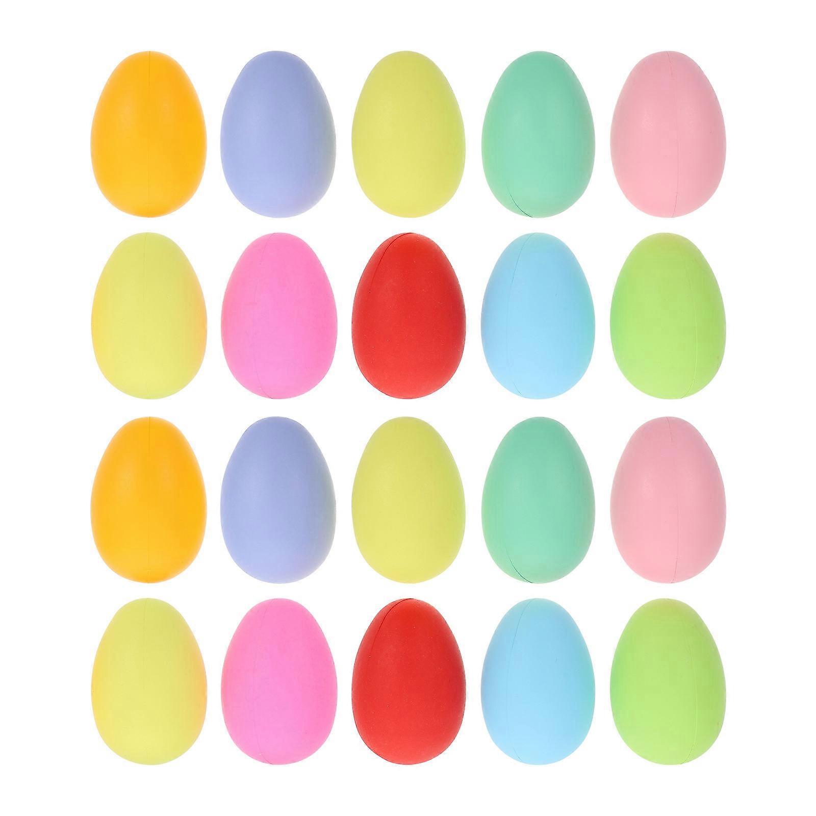 DIY Coloring Eggs Plastic Egg Set for Easter Decor 100Pcs