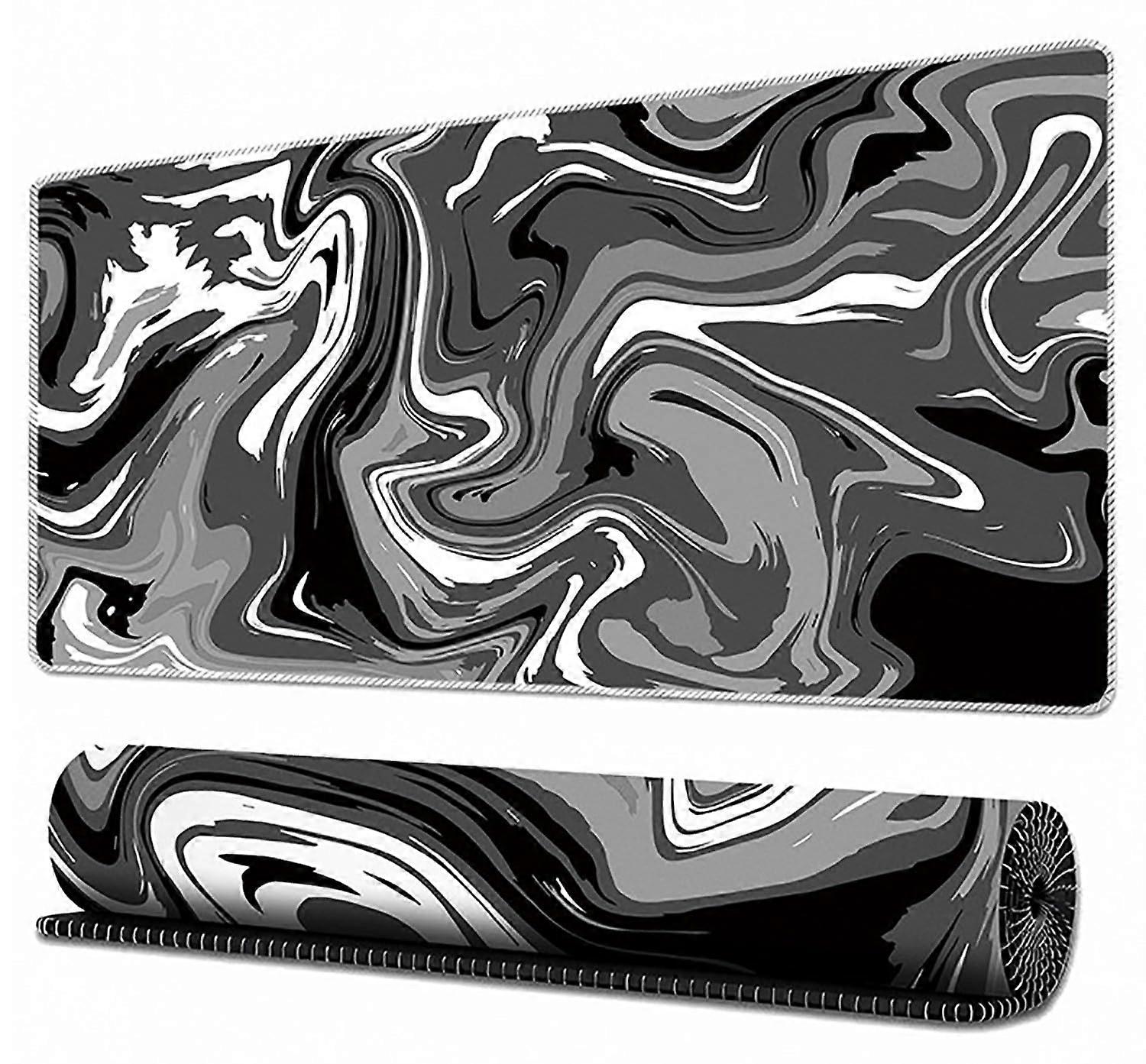 Extended Large Gaming Mouse Pad, Washable Office Desk Mat with Non-Slip Rubber Base for Keyboard and Mouse (11.70x30cm)