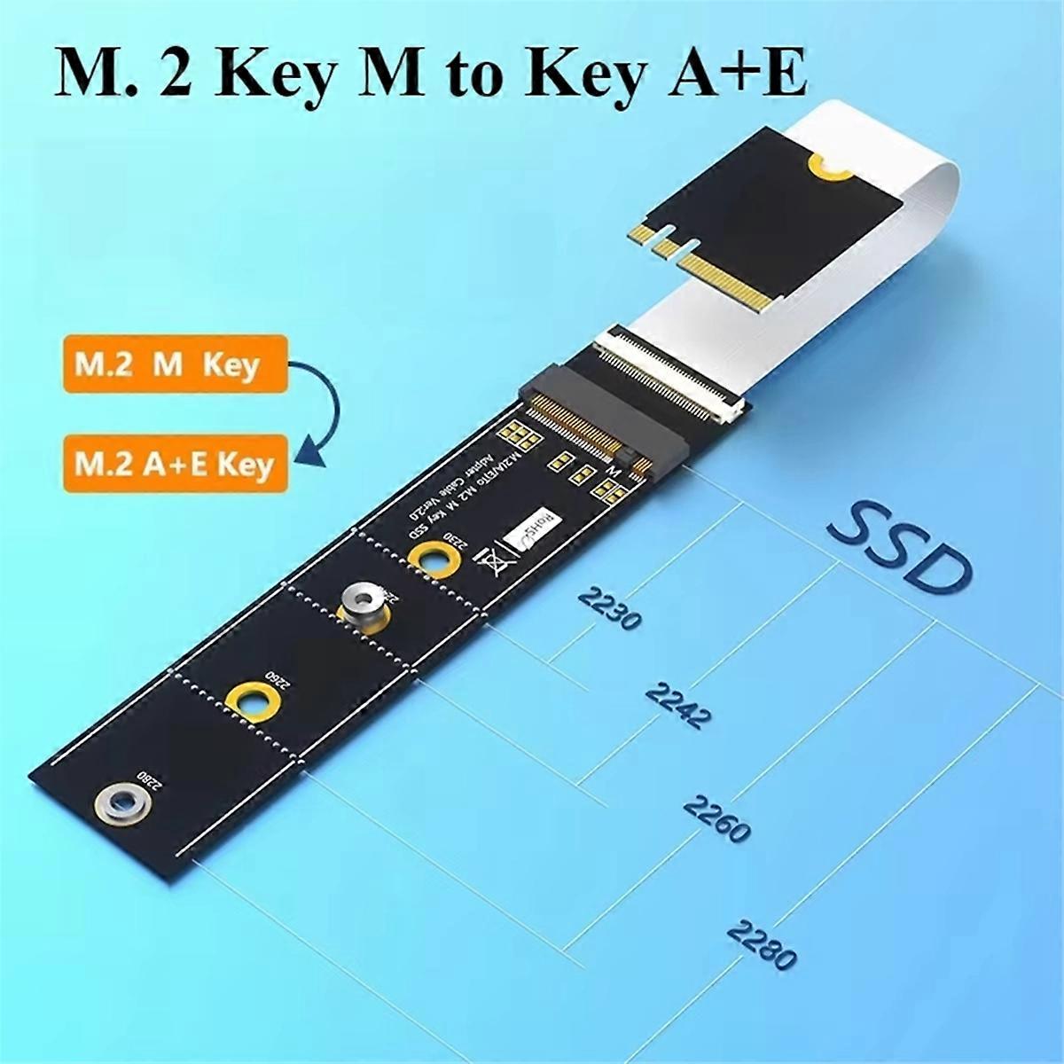 M. 2 Key M to Key A+E interface connection extension cable