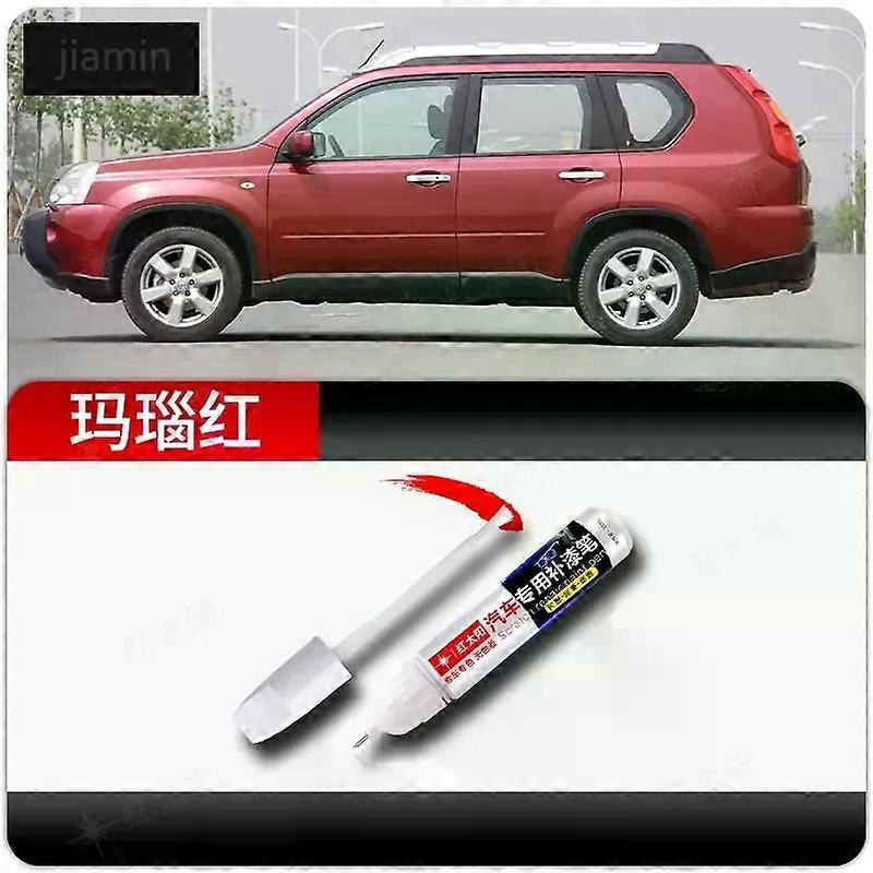 עבור ניסאן X-TRAIL צבע תיקון עט פנינה לבן ירקן שחור רכב שריטות תיקון כלי שמפניה כסף ניסאן X-TRAIL צבע עט