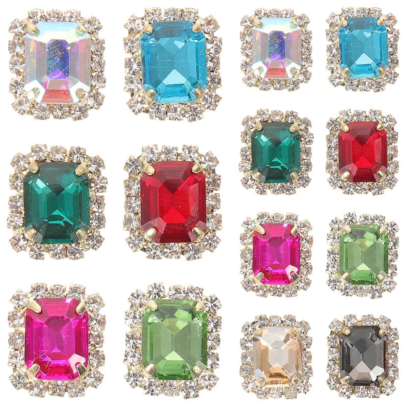 Claws Rhinestones Assorted Color for DIY Decorative Use 40Pcs