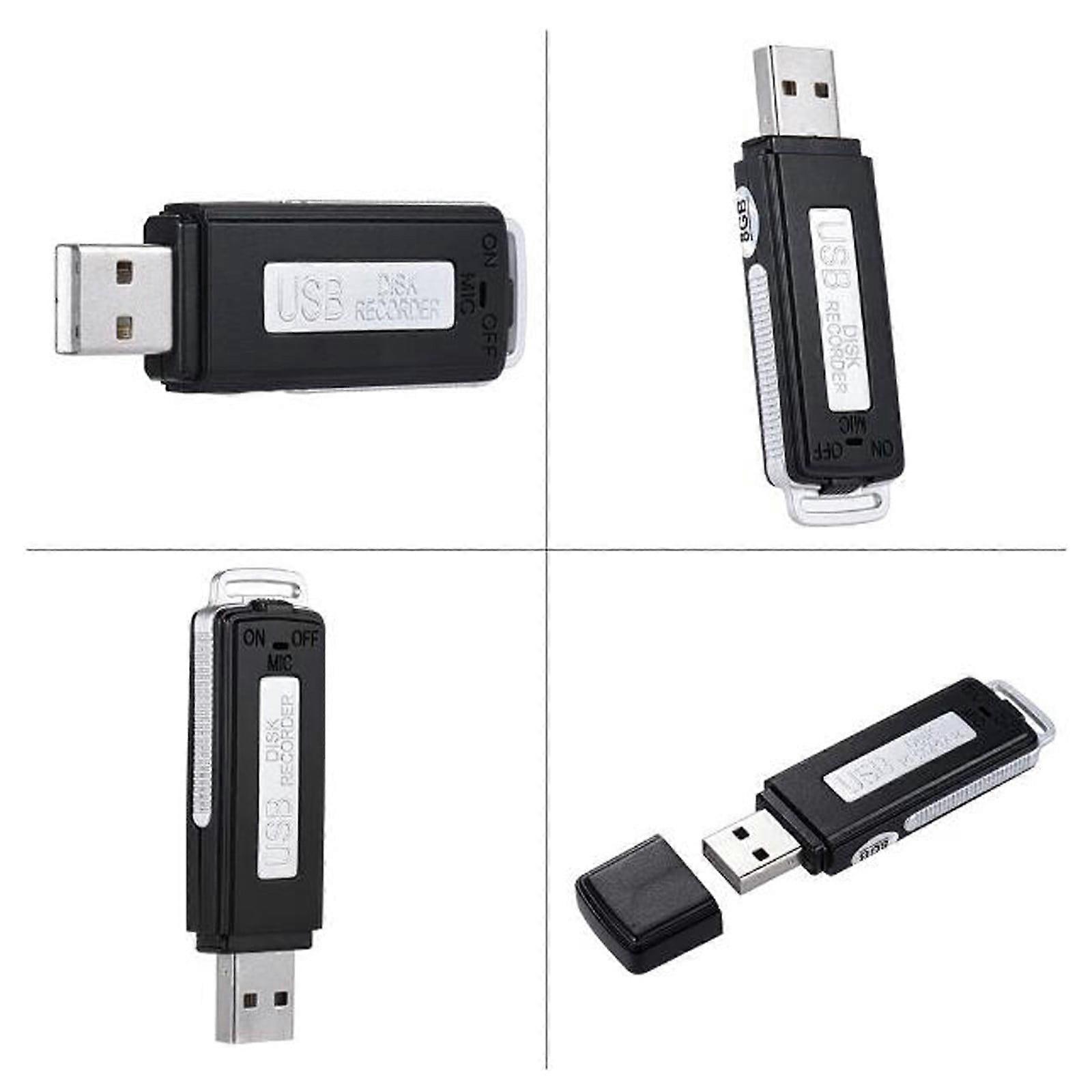 8GB Portable USB Disk Audio Voice Recorder