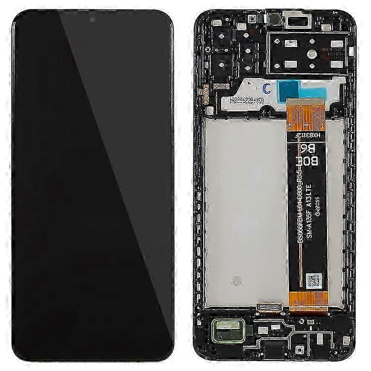 Compatible For Samsung Galaxy A13 4G A13 Grade C LCD Screen and Digitizer Assembly + Frame Replacement Part (without Logo)