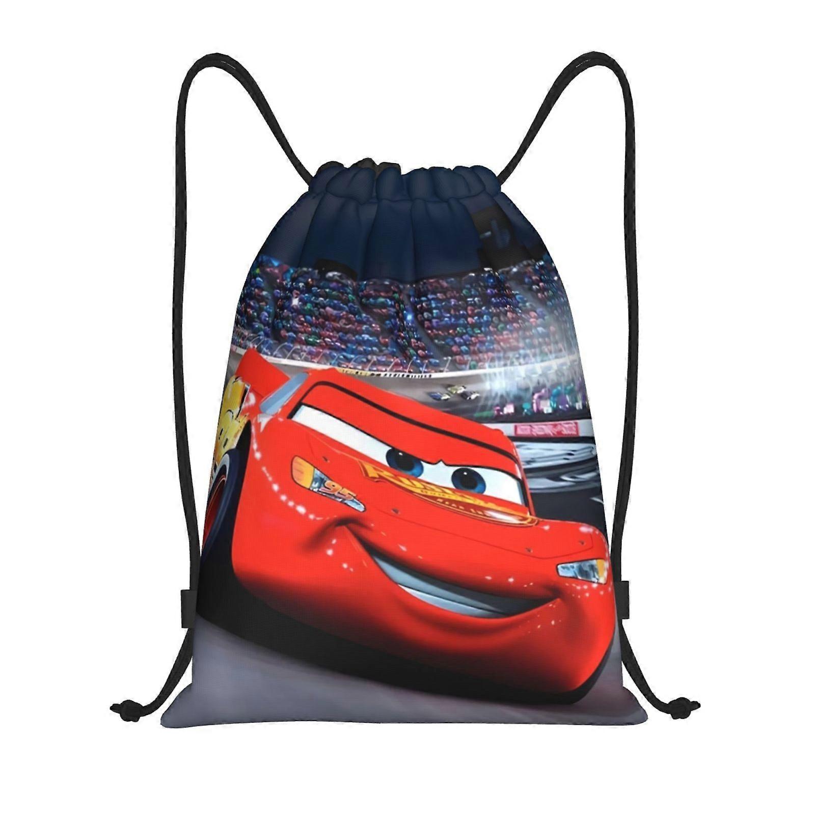 디즈니 픽사 카 클래식 드로스트링 백, 접이식, 스포츠, 피트니스, 드로스트링 백, 남녀공용, 비치 스포츠 여행 가방, 중형