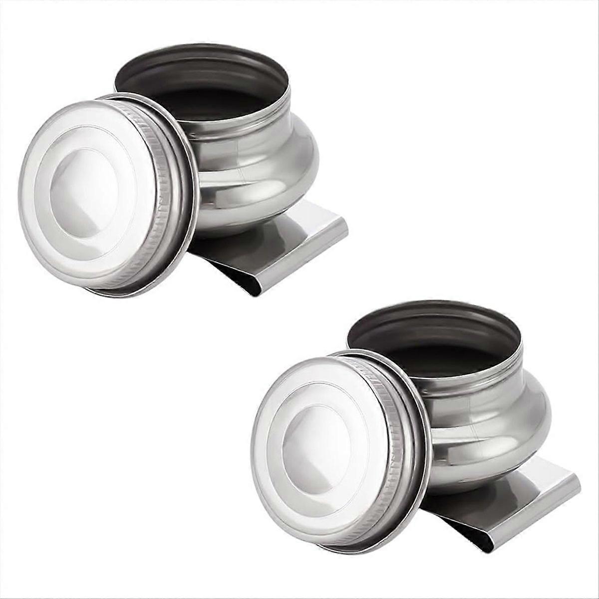 Set of 2 Oil Painting Cups Single Palette Container Cups for Painting