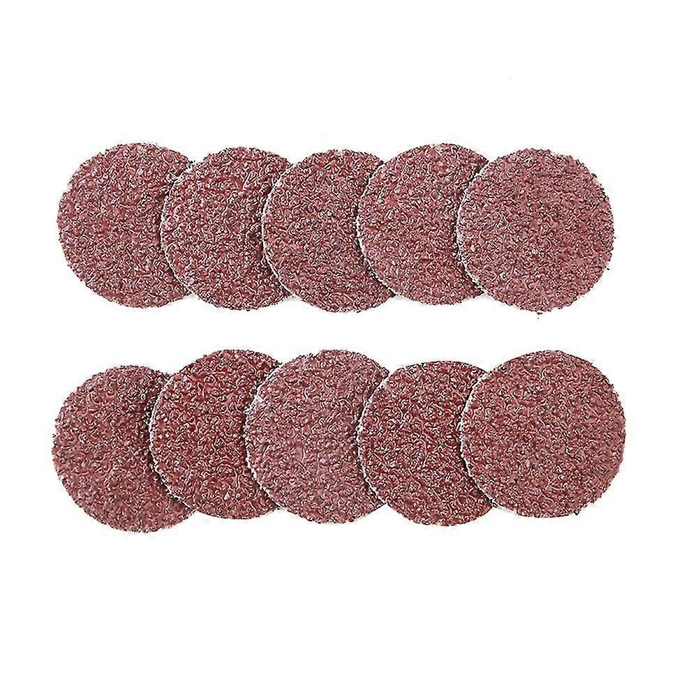 40pcs 20/60/120/240 Mesh Sanding Disc 2inch Self-locking Button Sandpaper