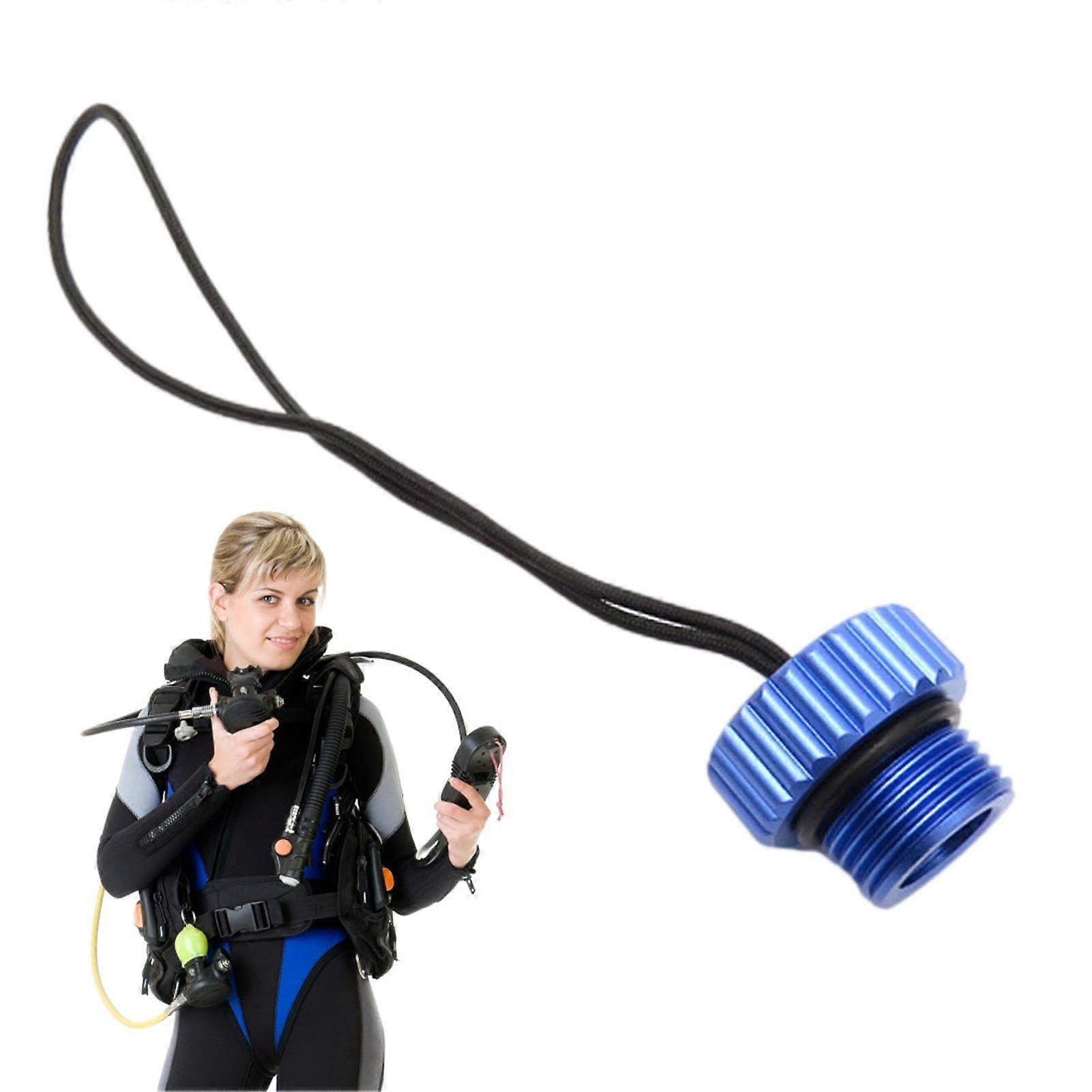 Scuba Diving Tank Valve  Threaded Dust Plug Cap, DIN Regulator Compatible, Dustproof Cap For DIN Cylinders