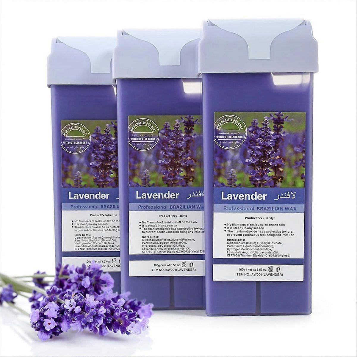 3pcs Waxing Roller Refills Painless Wax for Bikini and Body Waxing Waxing Cartridges Handheld Wax R