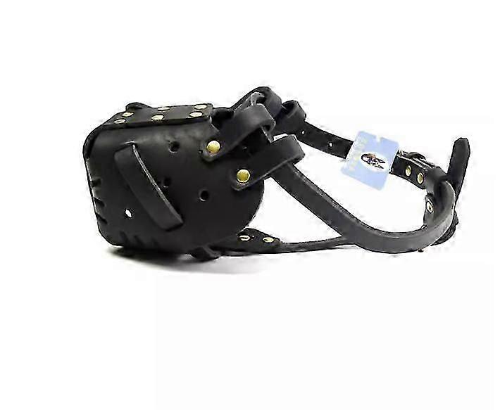 Large and Medium Leather Dog Muzzle for Pitbulls  Soft Dog Muzzle for Large Dogs Pitbull