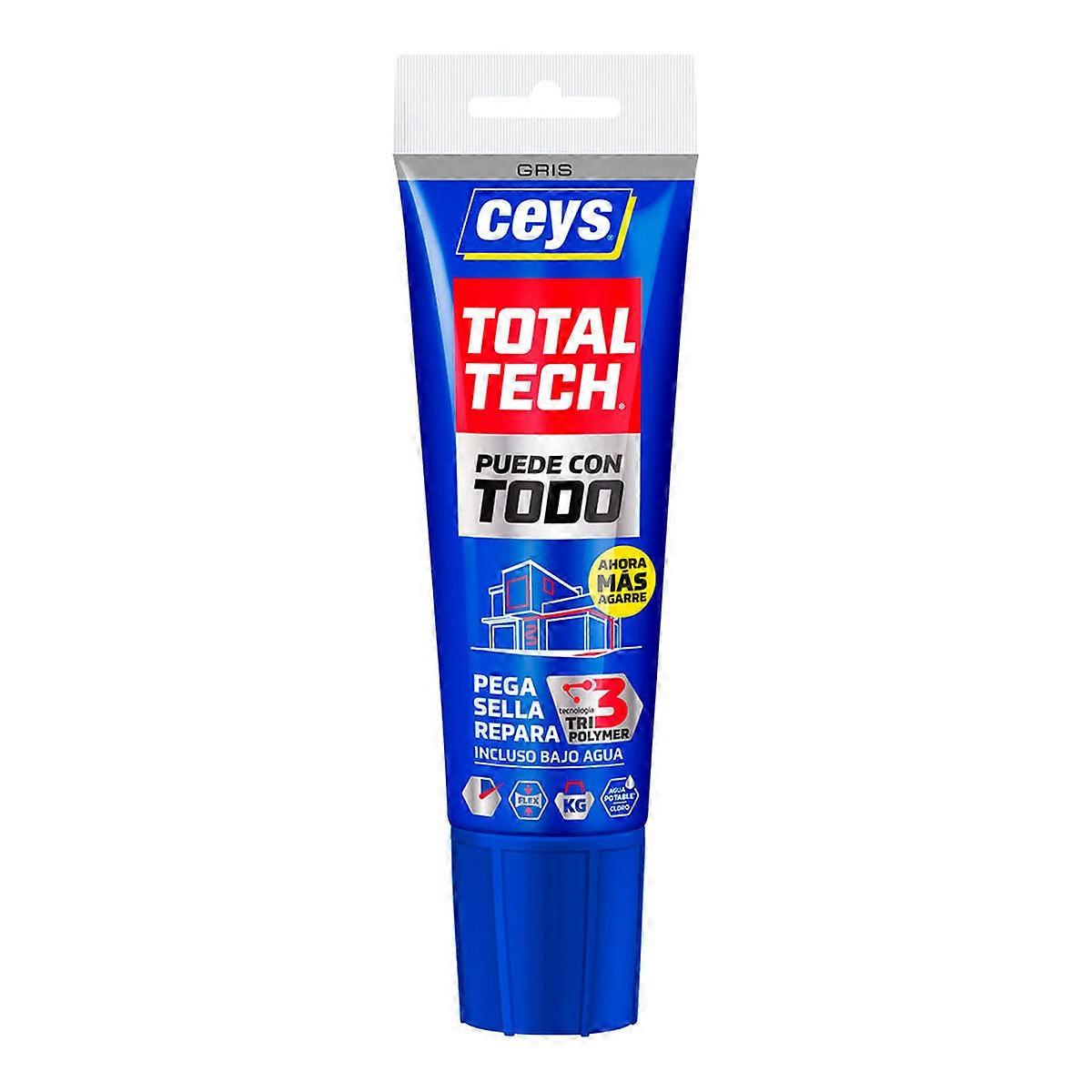 Tetningsmiddel/lim Ceys total tech grå 125 ml