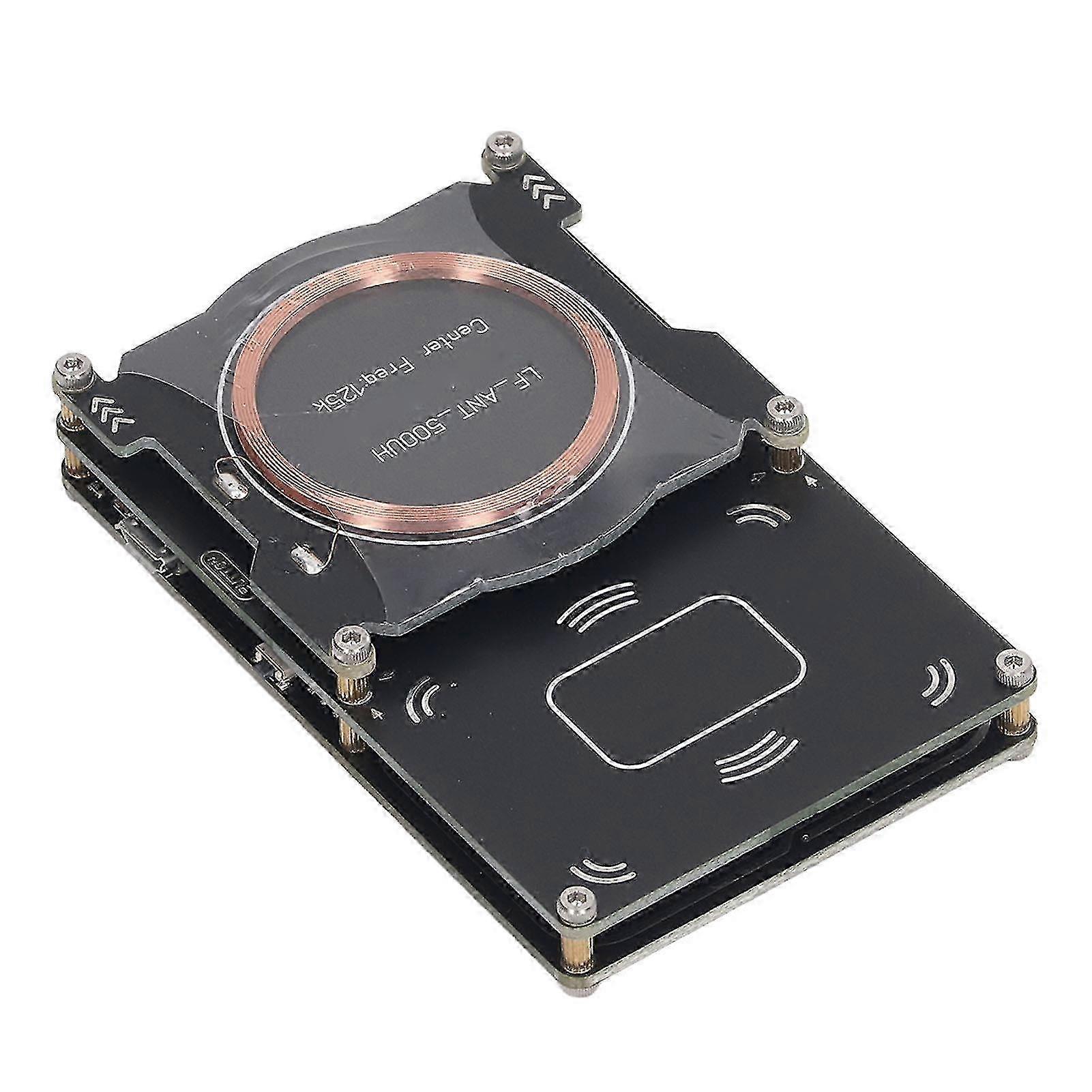 NFC Card Reader Kit 512kb Memory IC ID Card Copier Reader Writer with UID Cards and Key Fob for Apartment Gate 4 UID Cards and 1 UID Key Fob