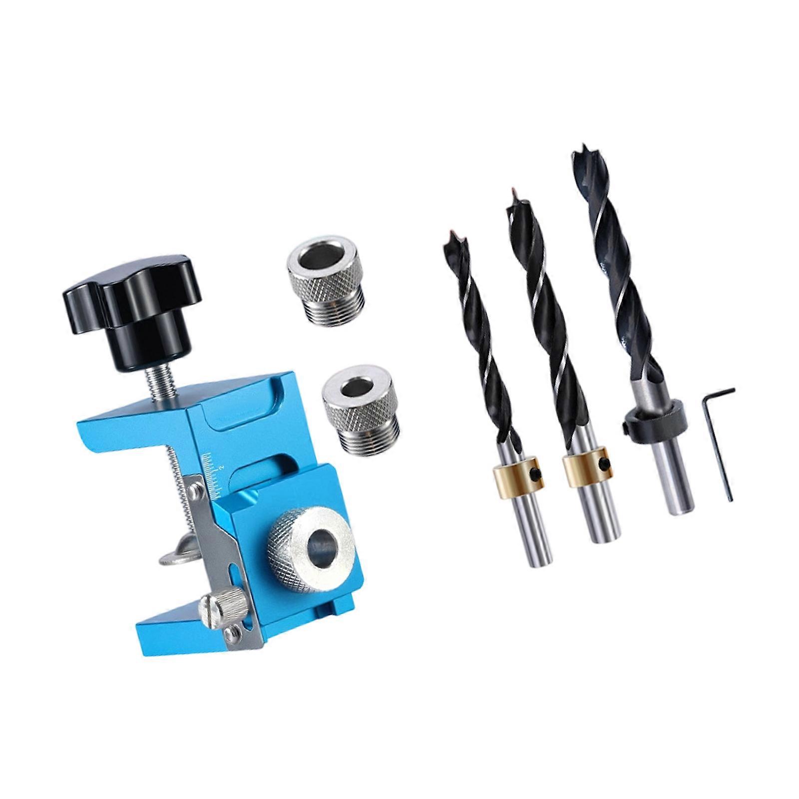 Professional Cabinet Door Installation Jig Clamp Adjustable Hole Puncher Tool Quick Leveling Device For Woodworking  8mm10mm12mm