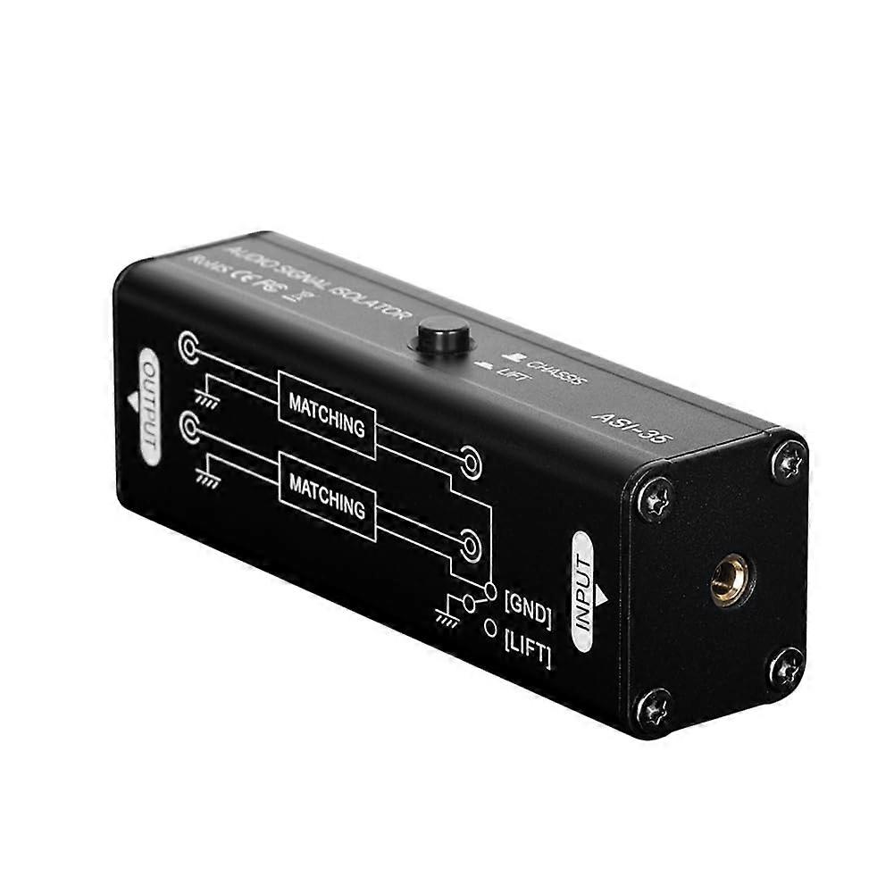 3.5mm AUX Audio Signal Isolator For Home And Car Music Systems  Passive Isolation Filter