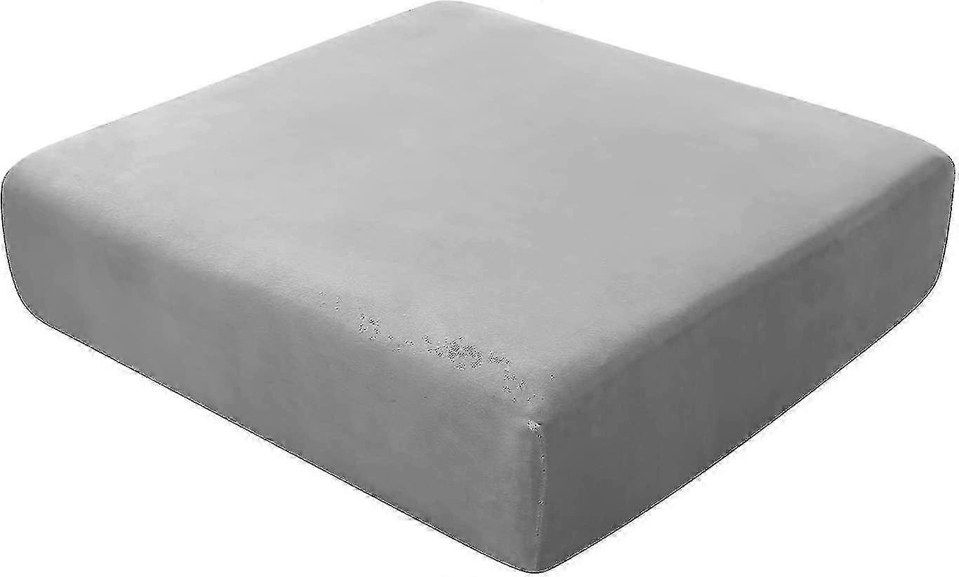 Copridivano in velluto elasticizzato, copridivano elastici color sabbia per la sostituzione di singoli sedili