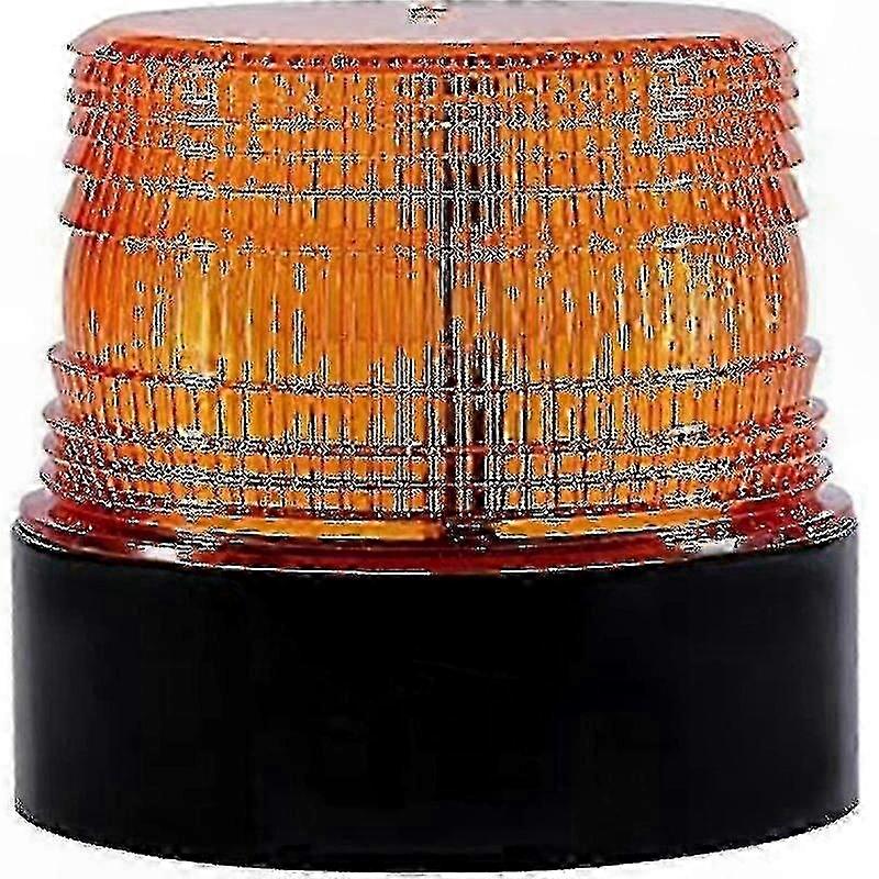 Orange 12V LED Magnetic Emergency Strobe Light with Wireless Flashing Signal