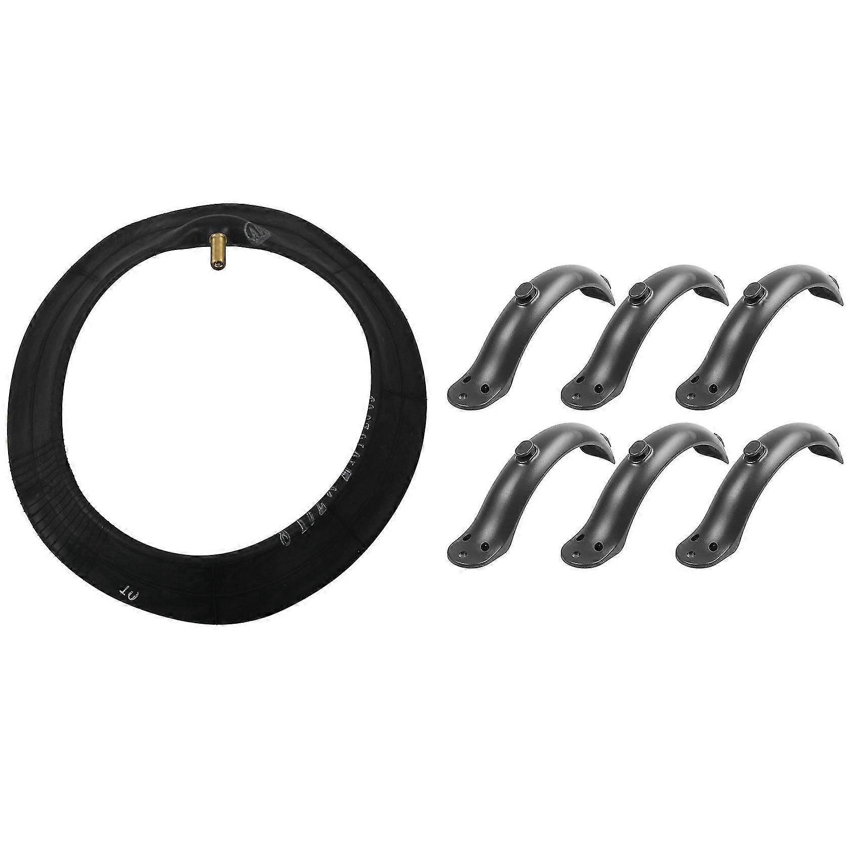 16 PCS 電動スクーターアクセサリー: 10 PC 8.5 インチインナーチューブ & 6 PCS 後輪マッドガードフェンダー
