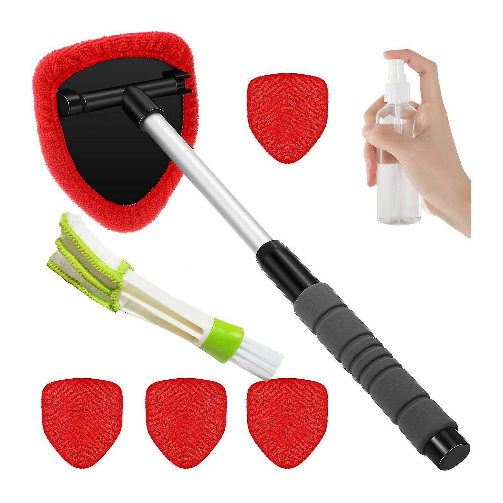 Car Interior Exterior Cleaning Kit Extendable Spray Mop Window Tool