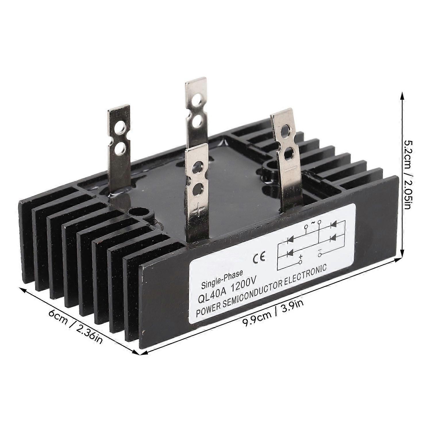 Bridge Rectifier 3 Phase 40A 1200V High Power Rectifier Diode for Power System Equipment