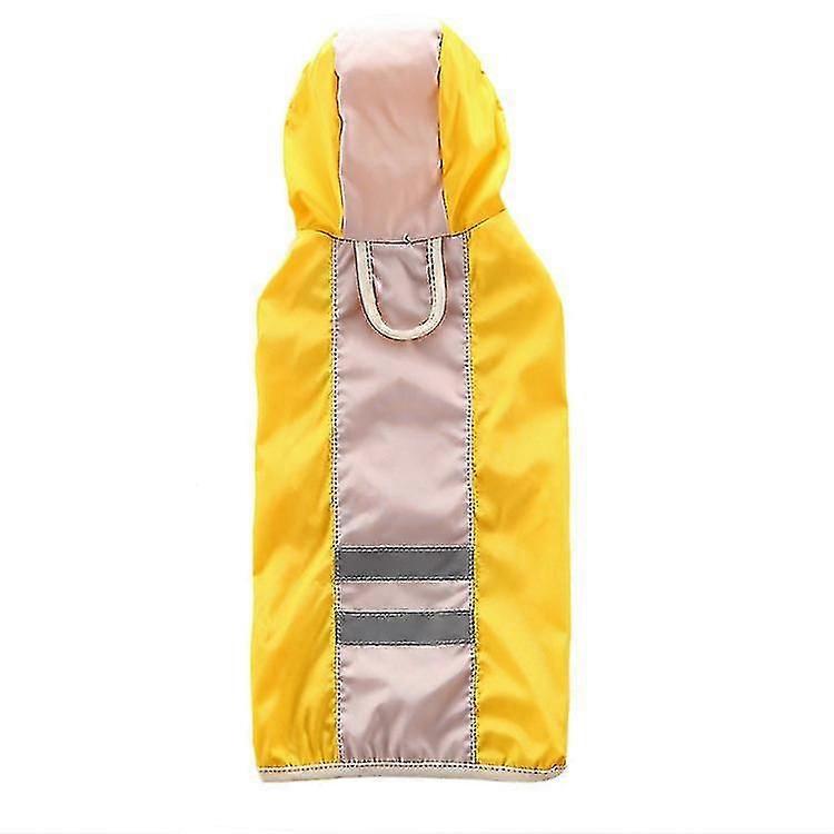 Jaqueta de chuva de cachorro pet waterproof capa chuva com capuz