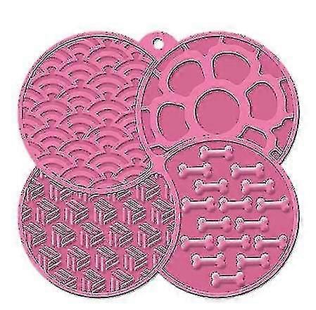 الكلب لعق حصيرة تغذية بطيئة، الحيوانات الأليفة تغذية الحصير القط عدم الانزلاق للاستحمام الكلب، الاستمالة مخلب الرعاية التدريب