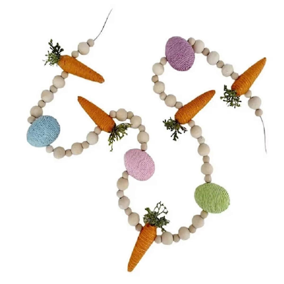 Easter Bunny Carrot Garland, Happy Easter Banner