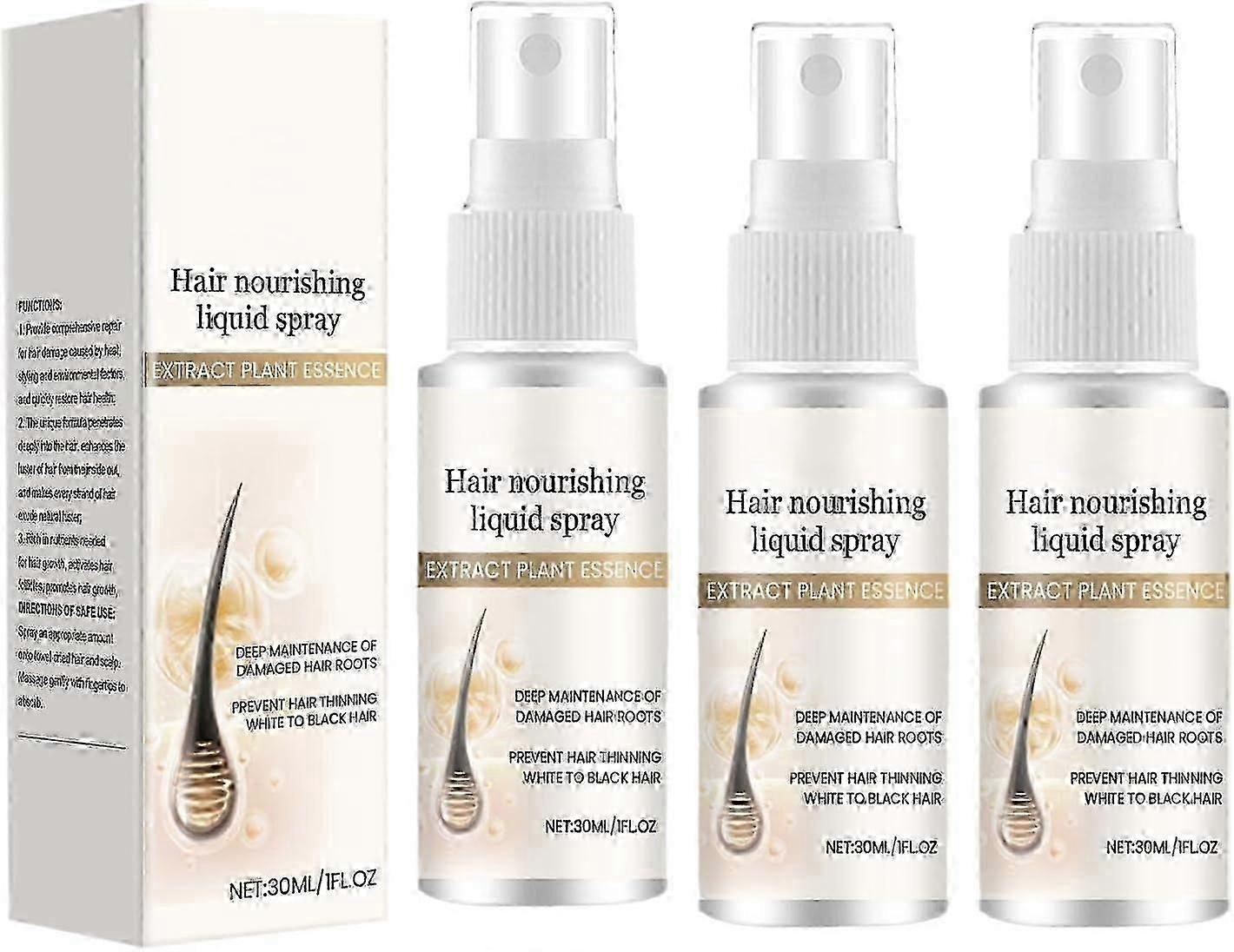 Biotin Hair Growth Essence Spray, 2024 New Hair Growth Spray with Biotin, Hair Nourishing Liquid Spray, Hair Care Liquid Spray