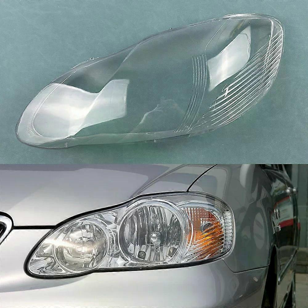 For Toyota Corolla EX 2003~2009 Headlamp Cover Shade Transparent Lampshade Headlight Shell Plexiglass Replace Original Lens