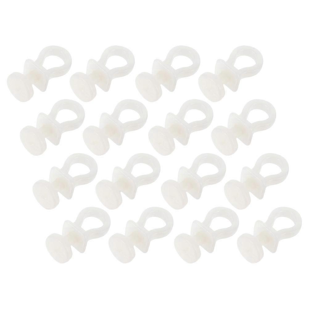 Plastic Track Rollers for Curtain Slide and Smooth Operation 30Pcs