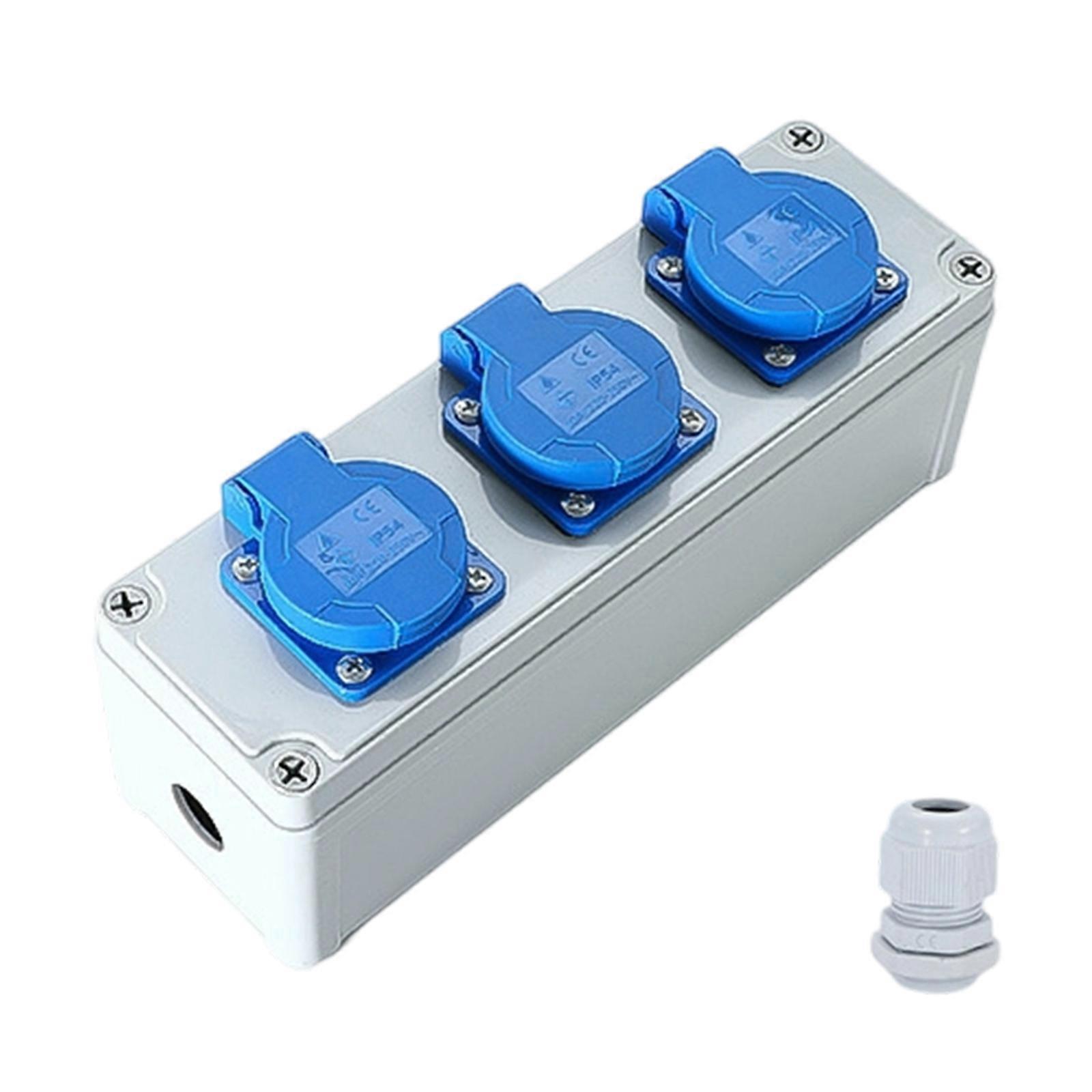 Multipurpose Waterproof Electrical Box Wall Distributor Socket Plastic Junction Box Outdoor Power Distributor Enduring Multicolor