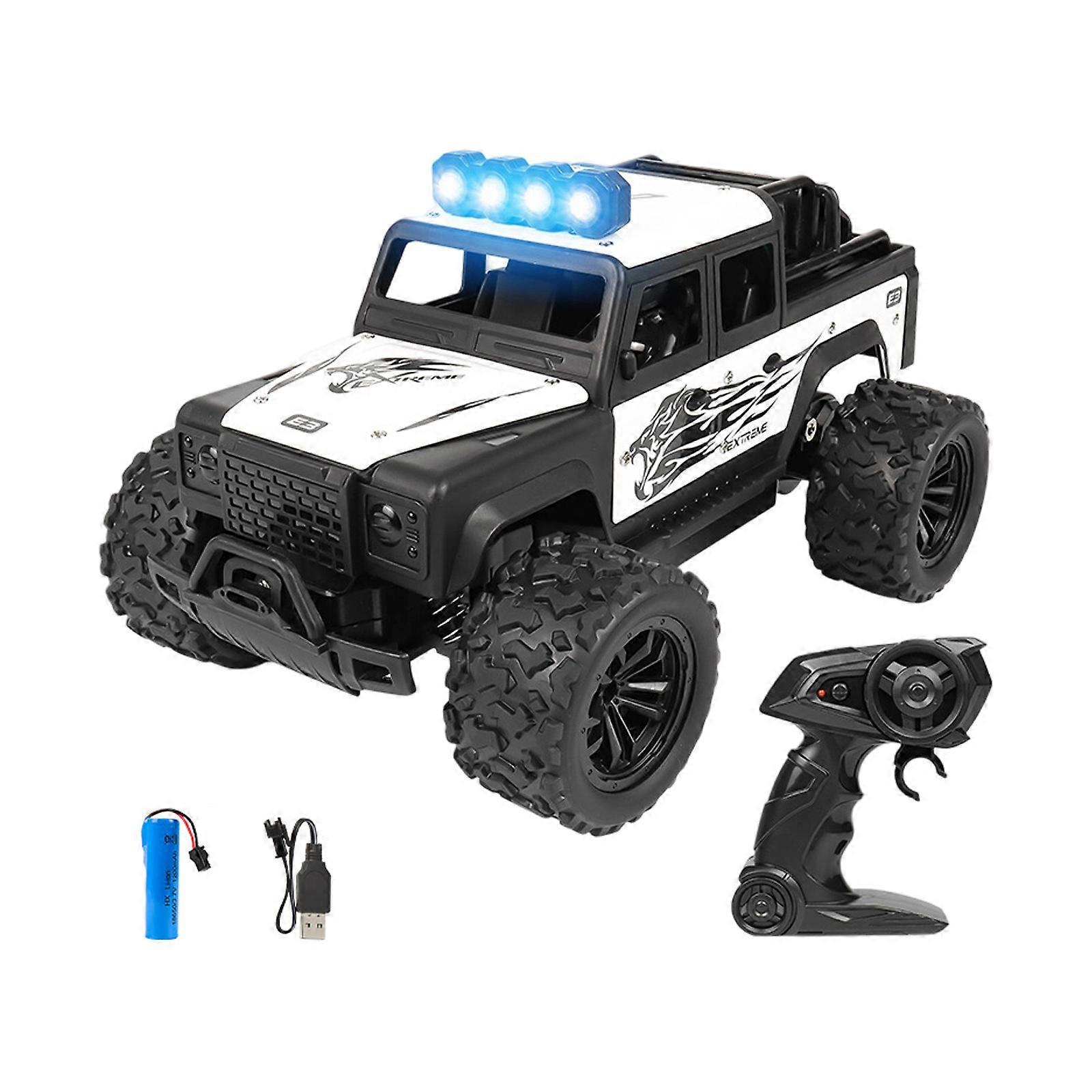 Precise Steering Alloy All Terrain Remote Control Climbing Vehicle 2.4G Technology Outdoors Adventure Toy for All Ages Multicolor