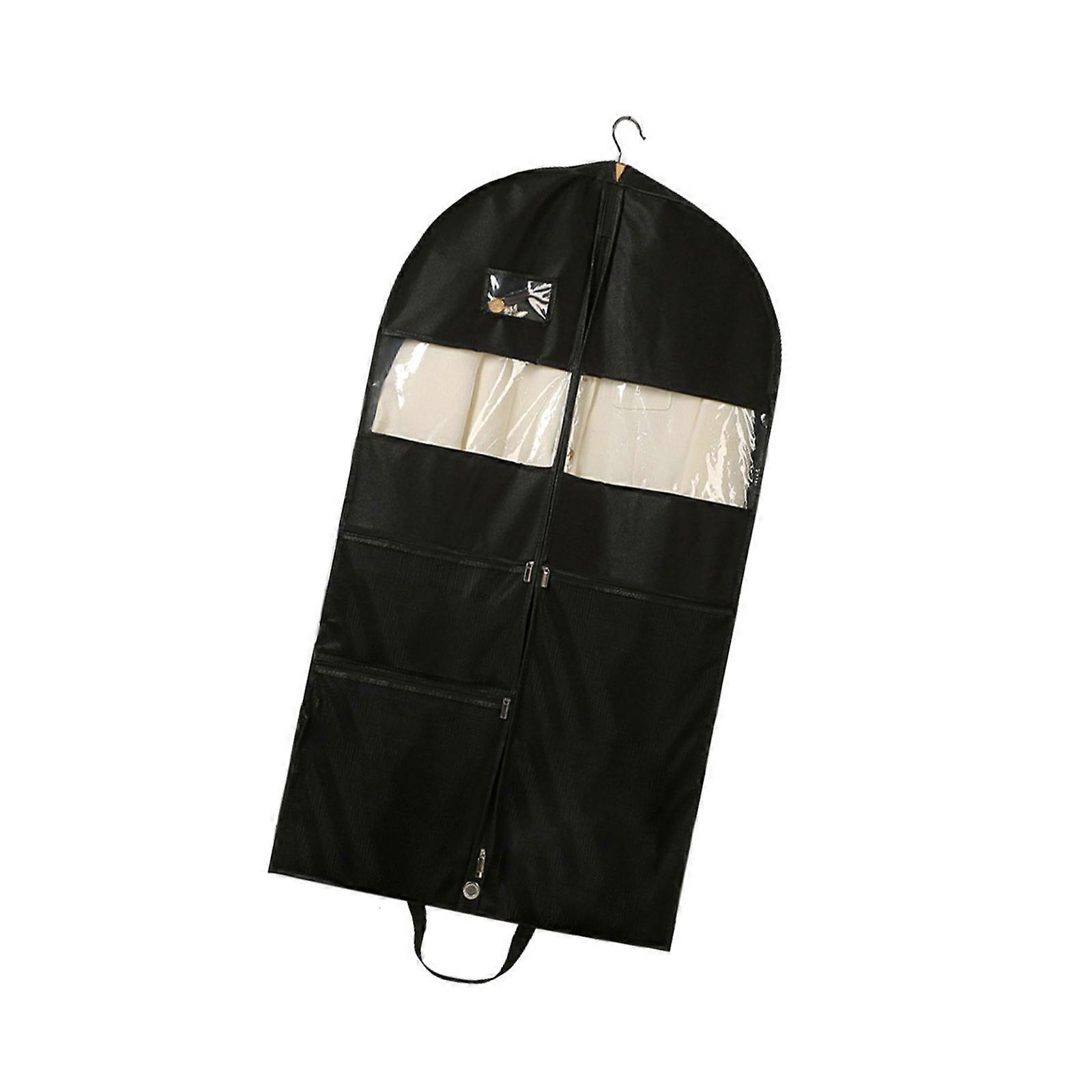 Multi Purpose Hanging Garment Protector Ventilated Nonwoven Fabric And Visible Front Panel Cover For Clothes  S