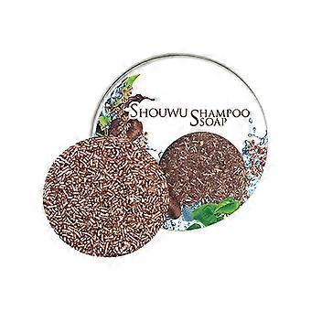 Eelhoe Polygonum Multiflorum Shampoo Cake Nourishing Hair Roots Essential Oil Shampoo Soap Black And Smooth Plant-Based Shampoo Soap