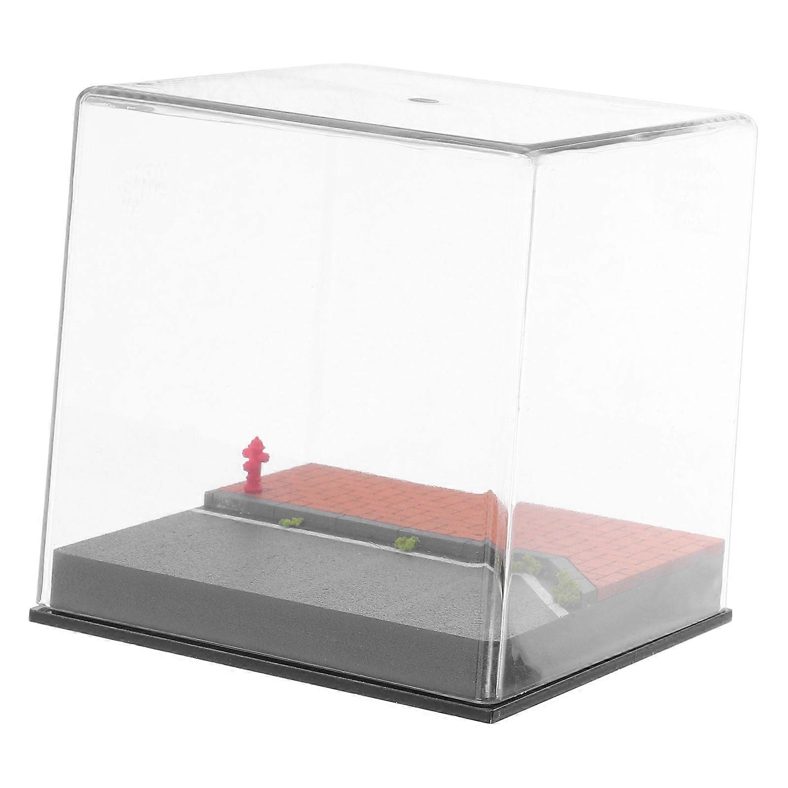 Car Model Stand Acrylic Display Case for 1:64 Scale Toy Car Storage Box