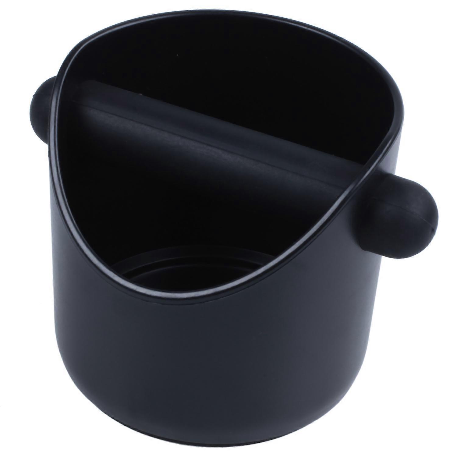 Coffee Grind Knock Box And Espresso Dump Bin (Black)