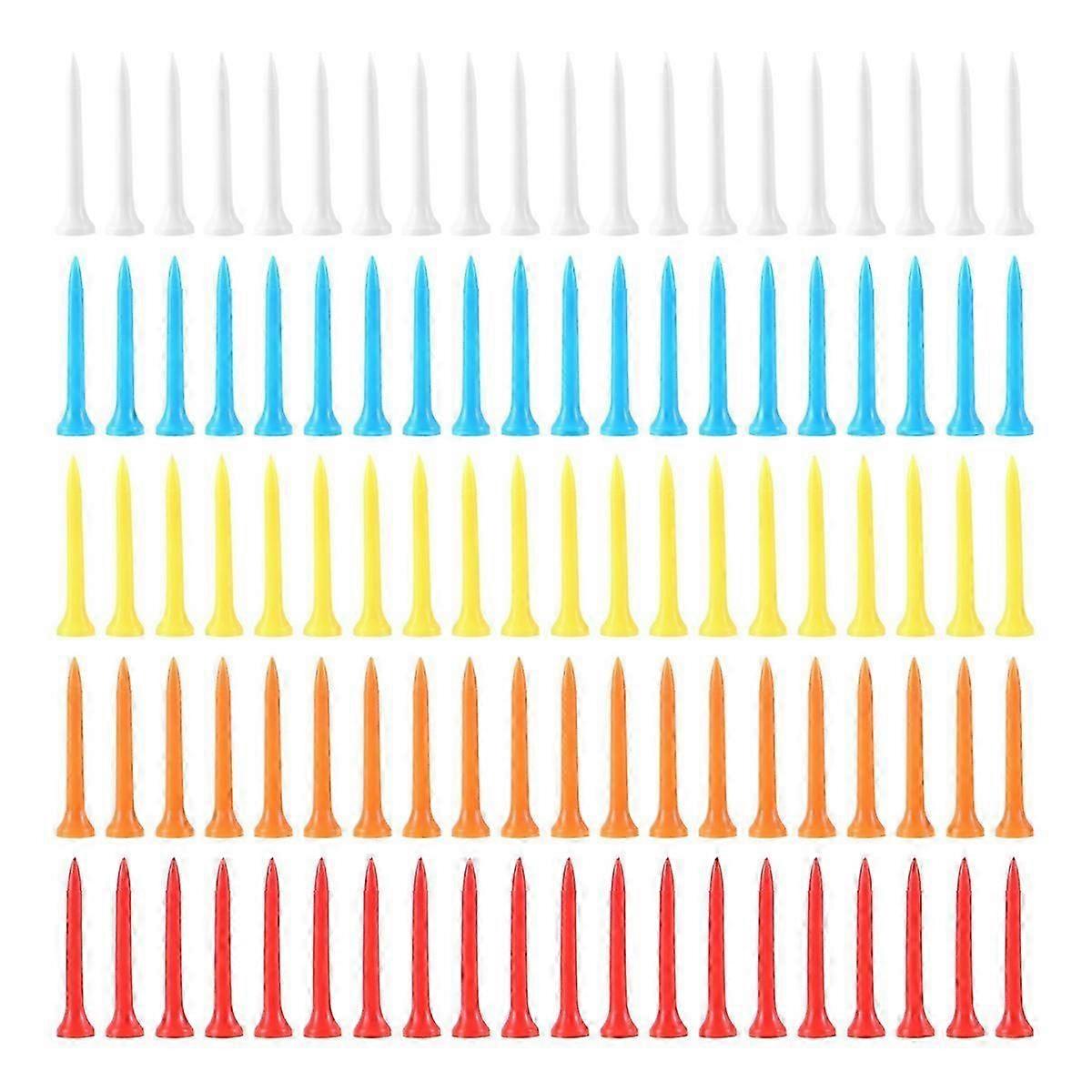 100 قطعة محملات جولف 54 مم بلاستيك مختلط اللون