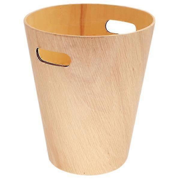 Trä Desktop Papperskorg för badrum - Ideal Papperskorg