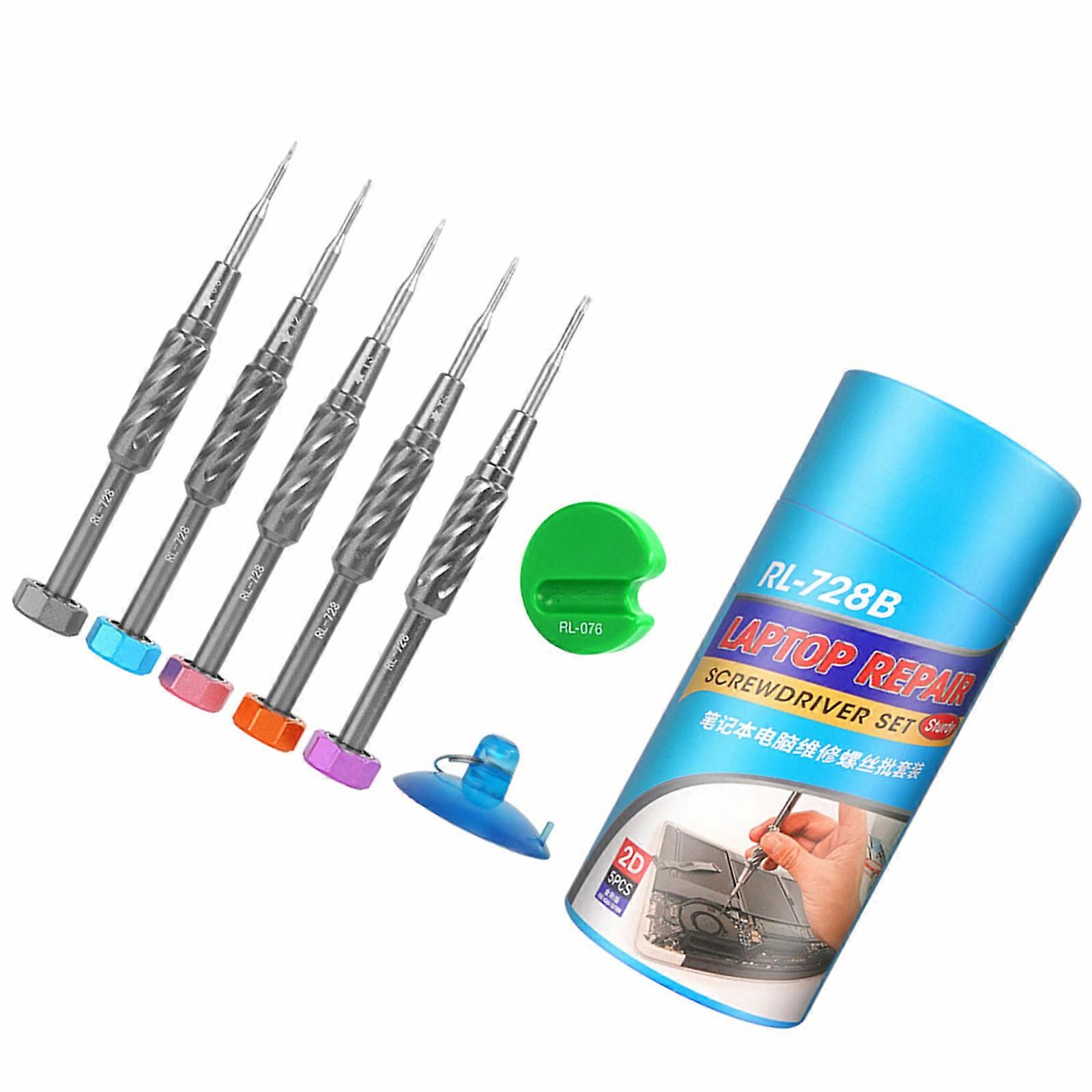 Precise Screwdriver Tool Kit Durability Steel Magnetic Screwdriver For Electronics Maintenance Mobile Device Disassembly Multicolor