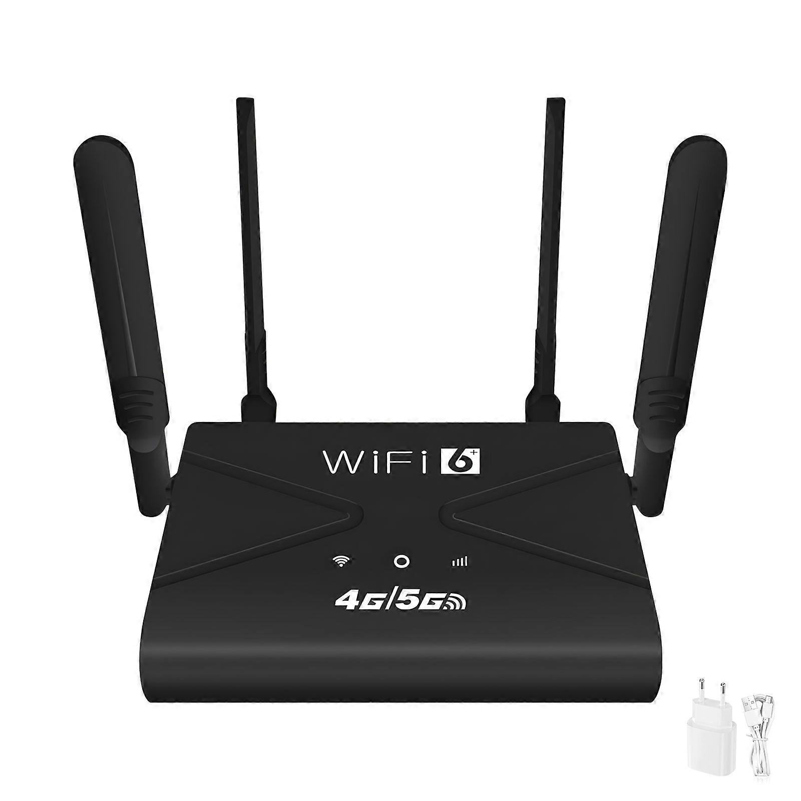 Single Port WiFi6 4G Access Tall Execution Radio Net Permanent ABS Housing For Home And Travel Multicolor