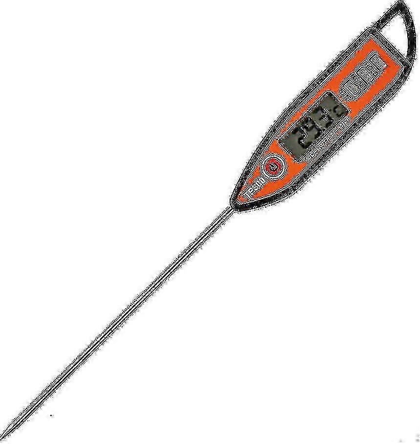 Cooking Thermometer, Digital Meat Food Thermometer With Instant Read, Long Probe (1 Piece - Orange)_m24
