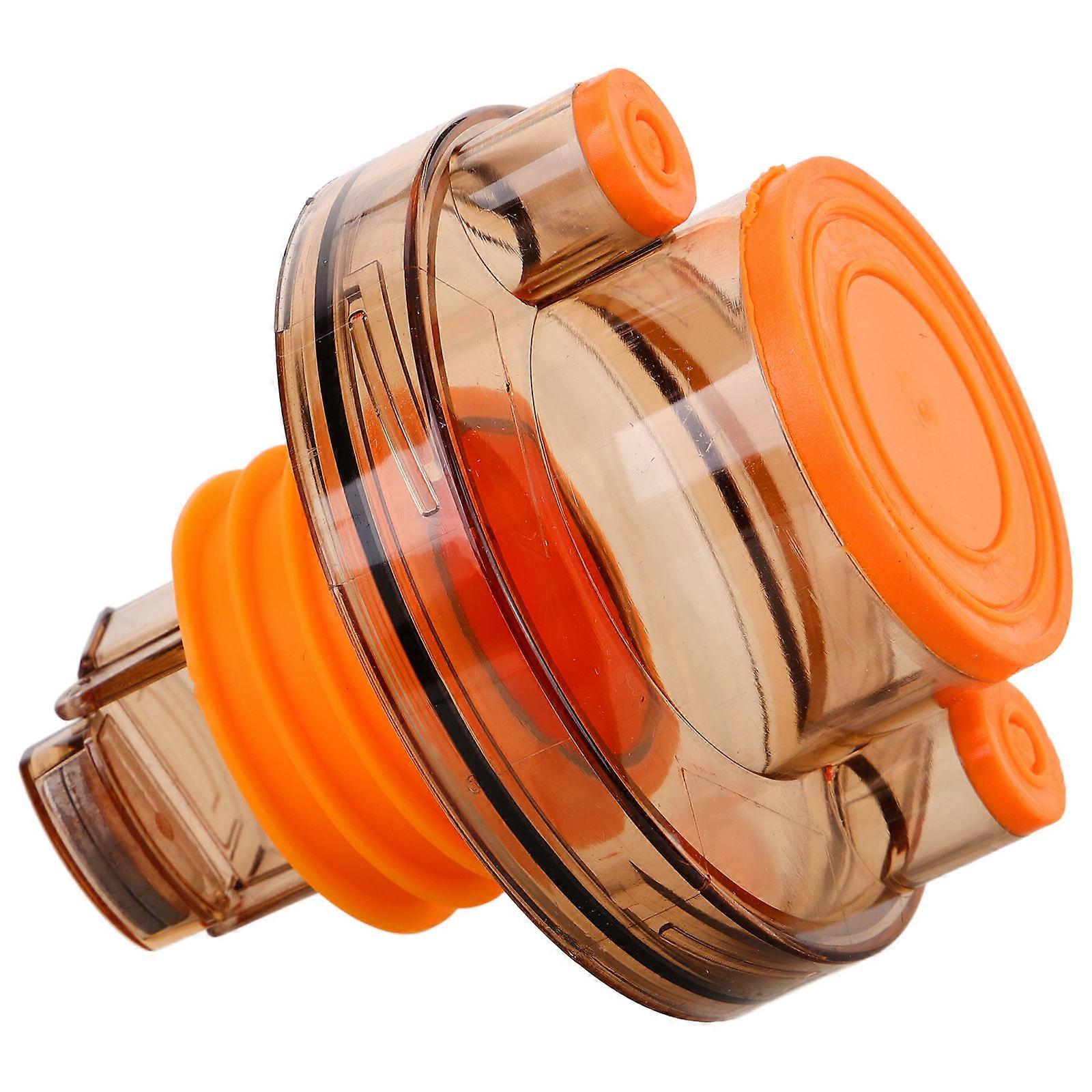 Kitchen Drain Pipe Connector Plastic Adapter for Sink Use Orange