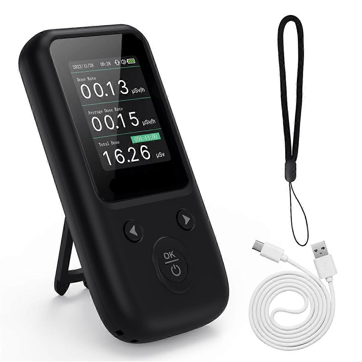 Nuclear Radiation Detector Geiger Counter with TFT Display
