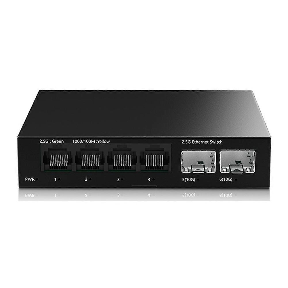 2.5G Ethernet Switch 4 Port Unmanaged Network Switch EU Plug