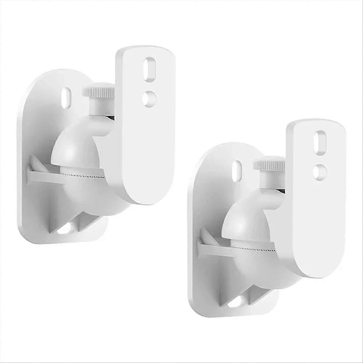 2 PCS Universal Speaker Wall Mount Bracket Ceiling Stand Clamp