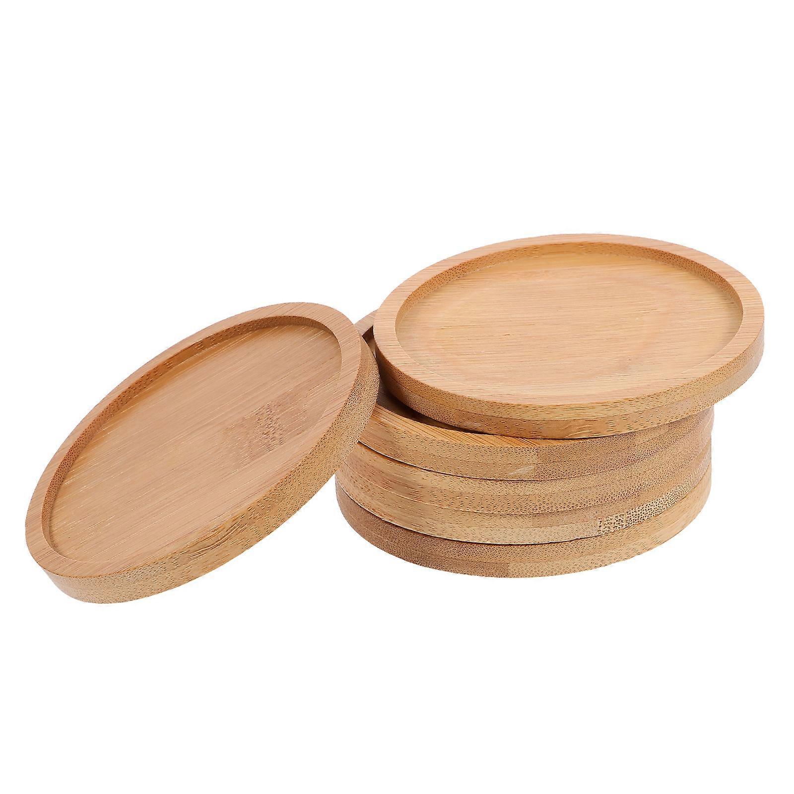 Mosaic Mat Bamboo Coasters for Table Protection 6Pcs DIY Set