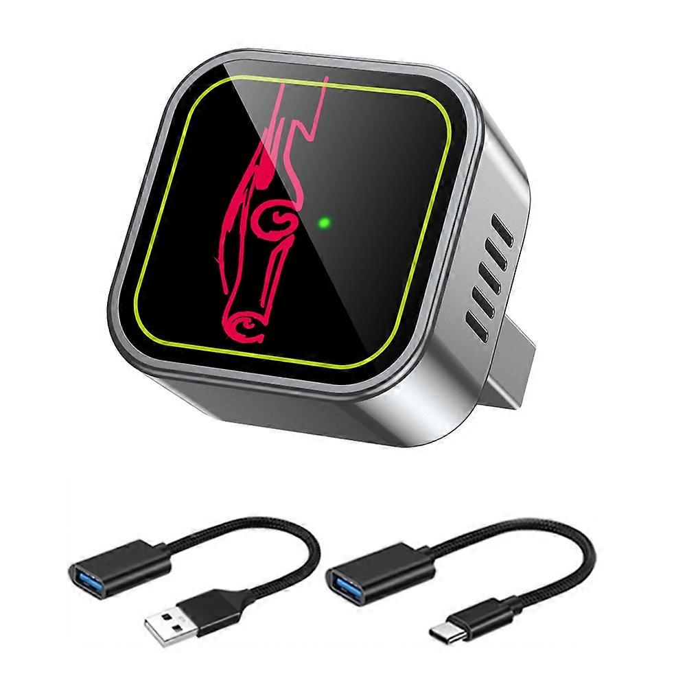 2IN1 Wireless CarPlay Android Auto Adapter Smart AI Box BT+2.4G 5G WIFI USB Dongle Convert Wired Carplay to Wireless A