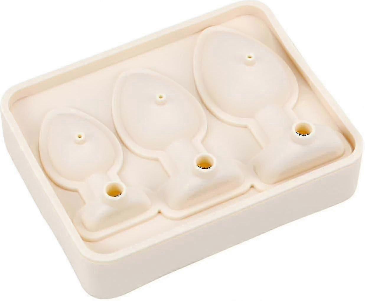 Ice Cube Tray with Butt Plug Design for Creative DIY Beverages