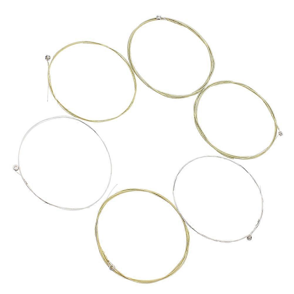 Electric Guitar Strings Brass Alloy Replacement Set Guitar Strings 6Pcs