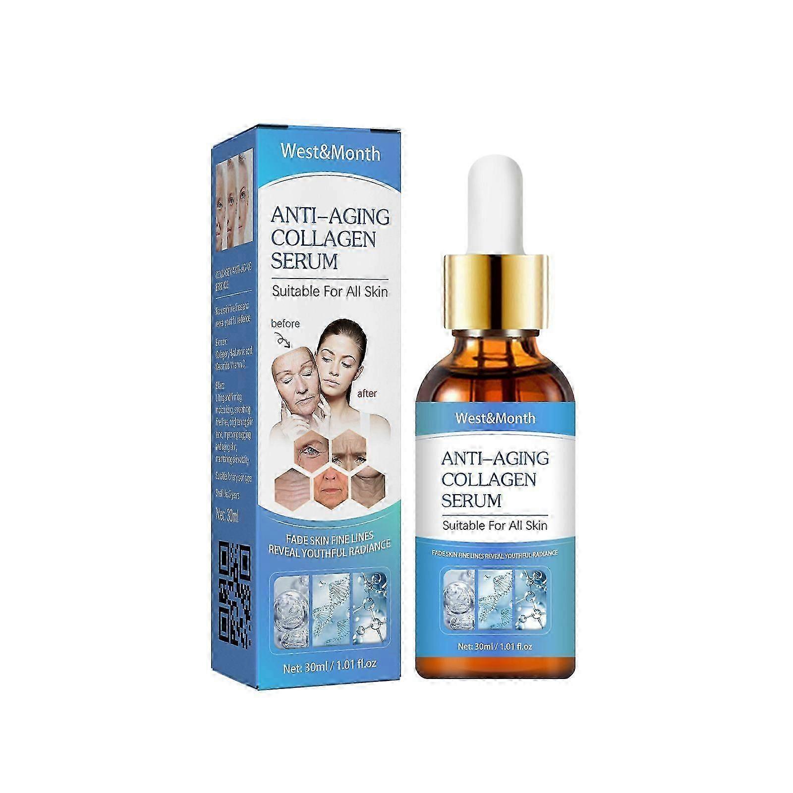 Anti-Aging Collagen Serum for Wrinkle Reduction, Firming & Deep Hydration