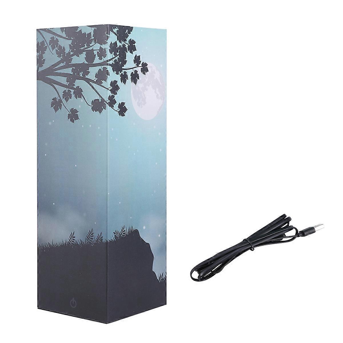 Table Lamp Wolf Pattern LED Lamp for Kids Bedroom 3Pcs Creative Night Light